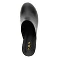 thumbnail image 4 of YDN Women Comfortable Almond Closed Toe Slip On Mules Cozy Platform Chunky High Heel Sandals Party Dress Daily Shoes Size 6.5 Black, 4 of 4