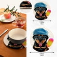 thumbnail image 3 of SKYSONIC Cute Puppy Ice Cream Pot Holders Trivets, 2 Pcs Heat Resistant Trivets,Cool Dog Summer Cotton Thread Weave Mats for Hot Pads Pans Pot Bowl Teapot for Kitchen Decor, 3 of 7