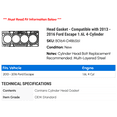 thumbnail image 2 of Head Gasket - Compatible with 2013 - 2016 Ford Escape 1.6L 4-Cylinder 2014 2015, 2 of 2