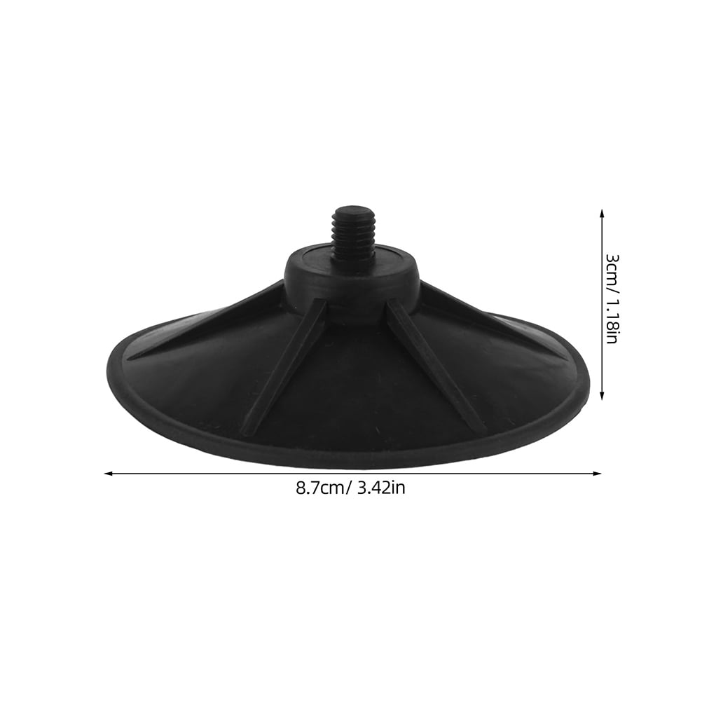FOLOYORI Home Fitness Suction Cup Sandbag Punching Bag Suction Cup Black 16PCS