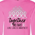 thumbnail image 4 of Inktastic Together, We Fight Lung Cancer Awareness Long Sleeve T-Shirt, 4 of 5