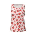 thumbnail image 6 of Sigee Strawberry for Women's Workout Tank Top,Running Tank Tops,Sleeveless Gym ClothesXX-Large, 6 of 8