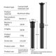 thumbnail image 2 of Bearachild Trípode de poste de extensión de aleación de aluminio Universal para cámara Slr poste de extensión telescópico de eje Central Accesorios de cámara y óptica, 2 of 6
