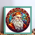 thumbnail image 2 of Kit Punto Cruz Papá Noel Bordado Hilo Algodón Ecológico 11CT 40x40cm, 2 of 9