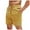 Yellow, variant on Men's Basketball Shorts, 11" Athletic Shorts, Lightweight Corduroy Shorts, Knee-Length, with Pockets, Solid Loose Wide Leg Shorts (Army Green, S)