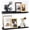 Picture Ledge Shelves,black, variant on Floating Picture Ledge Shelves Wall Mounted, Set of 2, 84 Inches Long Walnut Nursery Book Shelf for Kids Toys and Books Storage