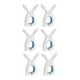 thumbnail image 5 of 6 clips de plástico para toallas , clips para sillas, soporte para toallas para sillas de piscina L L Blanco Azul Gloria Clips para edredón, 5 of 9