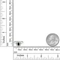 thumbnail image 3 of Gem Stone King 925 Sterling Silver Black Onyx Ring for Women (0.88 Cttw, Oval 6X4MM, Gemstone December Birthstone, Size 7), 3 of 3