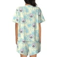 thumbnail image 3 of Lsque French Bulldog 3 Women's Short-Sleeved Pajama Set - 2 Piece Soft and Lightweight Sleepwear Set-Small, 3 of 9