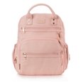 thumbnail image 1 of Mochila Pañalera Debug para bebé con cambiador liso Rosa Claro, 1 of 6