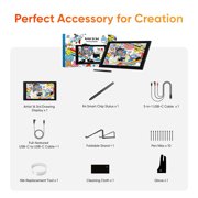 XPPen Artist 16 3rd Graphic Tablet/Pro 15.4-inch Pen Display/1080P 16.7M Colors Drawing Monitor/16384-Levels X4 Smart Stylus/Anti-glare Eye-protection Drawing Tablet with Screen