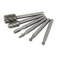 thumbnail image 3 of 20pcs Drill Bits Dremel Set Steel Rotary Burrs High Speed Wood Carving Tools, 3 of 5