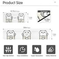 thumbnail image 3 of Yayeee Faucet Mat for Kitchen Sink 30" Diatomite Long Splash Guard Pad, Beige Chubby Cat, 3 of 7