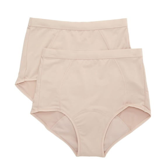 Bali Womens Light Leak Shaping Brief 2-Pack