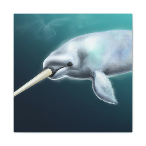 Mystic Narwhal Splendor - Canvas