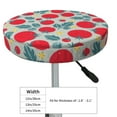 thumbnail image 4 of Bingfone Tomato Padded Round Bar Stool Cover Cushion with Elastic Fabric Round Chair Seat - Tomato, 4 of 7