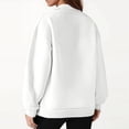 thumbnail image 3 of Sweatshirt for Women Perfect For Daily Wear or Loungewear! Cozy Picks for Every Soft Fabrics XXL White Sweatshirts, 3 of 4