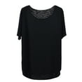 thumbnail image 1 of Birdeem T-Shirt Femme Col Rond Couleur Unie Manches Courtes Ample, 1 of 10