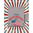 thumbnail image 3 of Independence Day Waving Flag Sweatshirt Women -Image by Shutterstock, Female Medium, 3 of 4
