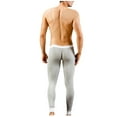 thumbnail image 3 of HAPIMO Men's Thin Thermale Slim Legging Pants Running Dungarees Clearance Holiday Solid Color Elastic Waist Trendy Trousers Casual Relaxed Breathable Athletic Gray L, 3 of 3