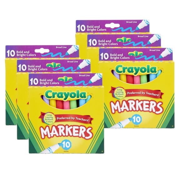 Crayola Bright/Bold Broad Line Markers