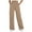 Khaki, variant on Posijego Wide Leg Sweatpants for Women Open Bottom Joggers Elastic Waist Baggy Casual Lounge Pants