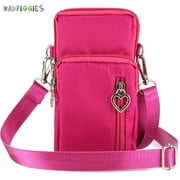 BadPiggies Mini Crossbody Bag Cell Phone Shoulder Strap Wallet Pouch Purse Sports Armband Bag for Women