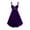 Purple, variant on Womens Halloween Costumes Spaghetti Strap High Low Hem Witch Mini Dress Renaissance Medieval Vintage Dark Gothic Dresses