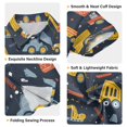 thumbnail image 3 of Dailycode Small Short Sleeve Button Down Shirts Excavator and Construction Machinery Casual Shirt 3-10 Years, 3 of 9