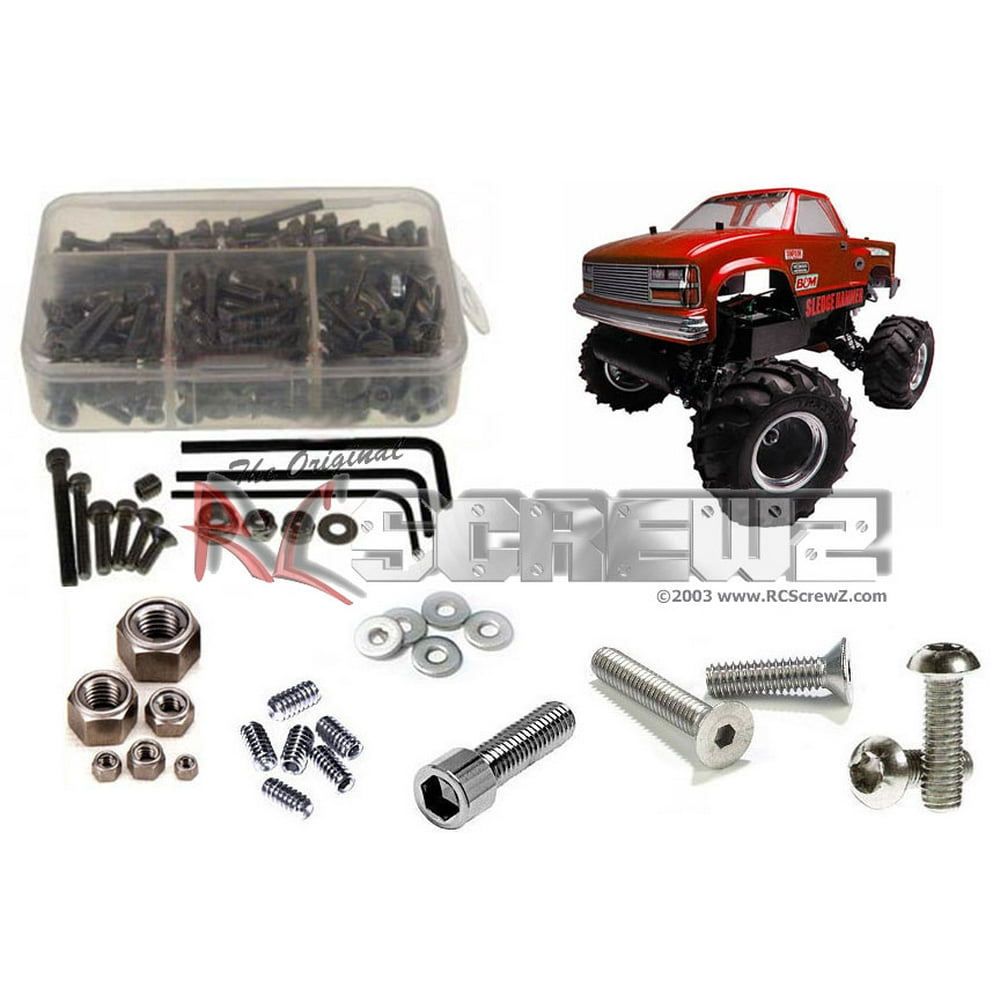 RCScrewZ Traxxas Sledgehammer Stainless Steel Screw Kit tra029