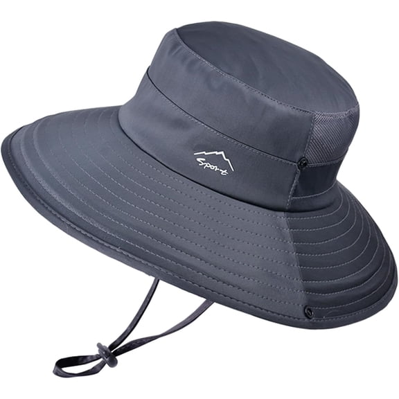 Cooling Sun Hat for Men & Women, Wide Brim Bucket Boonie Hat - Foldable for Fishing, Hiking, Garden, Safari & Beach