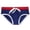 Dark Blue, variant on QTBIUQ Mens Swim Trunks Briefs with Drawstring Low Waist Quick Dry Breathable Solid Shorts for Swimming Beach Shorts