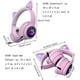 thumbnail image 4 of Gaming Headset Foldable Cat Ear Headphones with RGB LED Light Stereo Sound Headphones with Mic USB 3.5mm Wired Over Ear Gaming Headsets for Kids Adult, 4 of 4