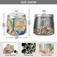 thumbnail image 2 of Yayeee Ashtray with Lid for Cigarette Smokeless Stainless Steel Home Ash Holder, Blue Goldfish Bowl, 2 of 7