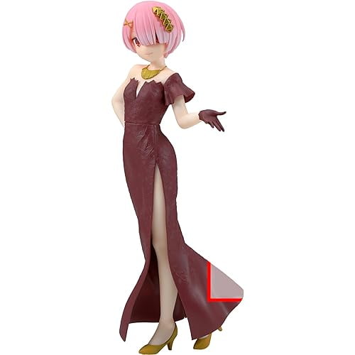 Banpresto Re:Zero Kara Hajimete No Isekai Seikatsu Glitter & Glamours Ram Vinyl Figure, New