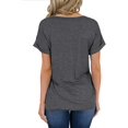 thumbnail image 2 of T-shirt à Col Rond à Manches Courtes pour Femmes, 2 of 2