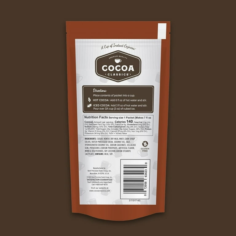 Cocoa Classics Cocoa Supreme Cocoa Mix Hot Chocolate with Nonfat