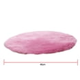 thumbnail image 3 of Yesbay 45cm Floor Round Soft Fluffy Seating Chair Sofa Rug Carpet Cover Cushion,Dark Pink, 3 of 8