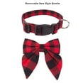 thumbnail image 4 of Christmas Dog Collier avec Nœud, Colliers de Noël pour Chien en Coton Réglable à Carreaux Rouges avec Nœud Papillon pour Grands Chiens et Animaux, 4 of 6