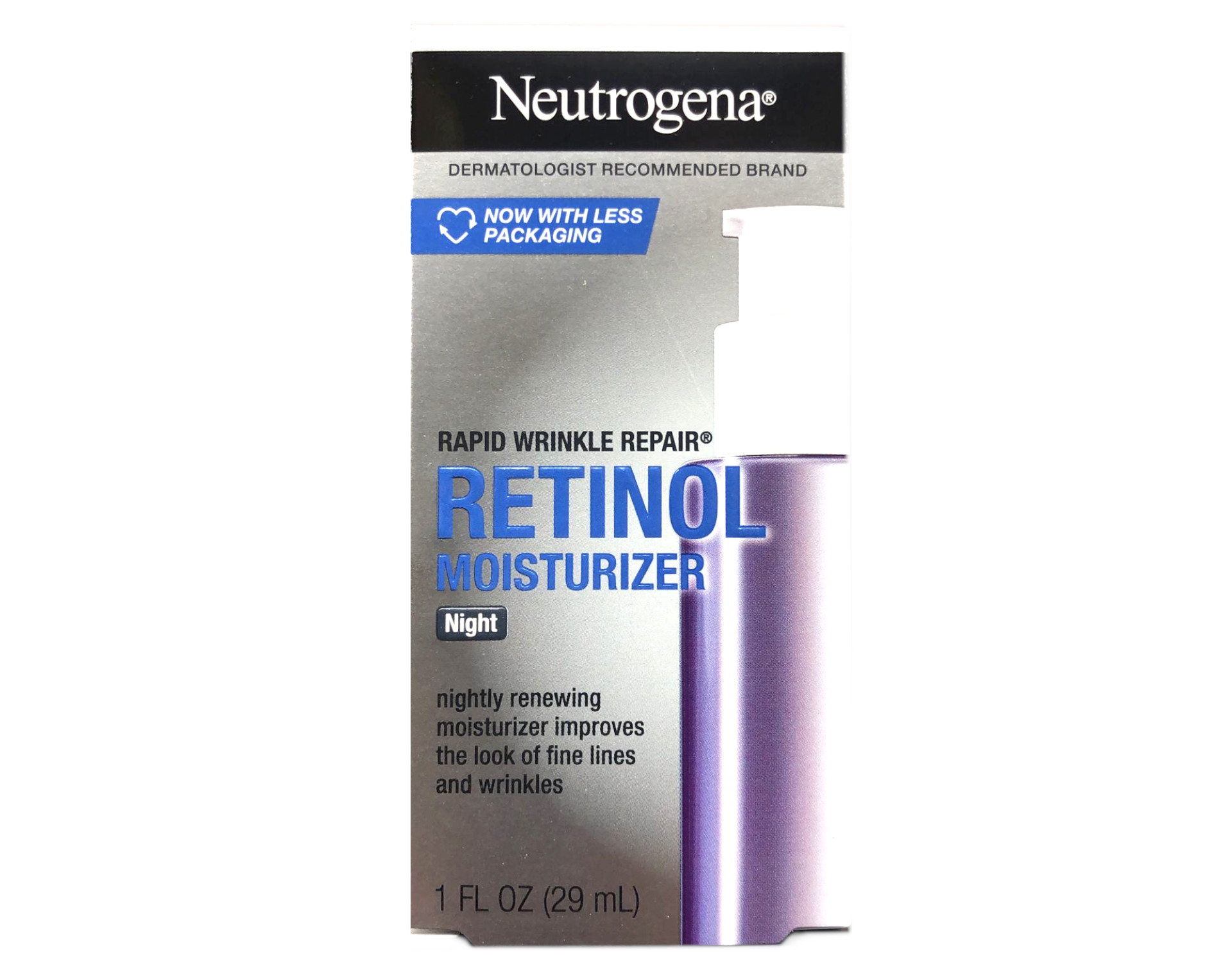 Neutrogena Rapid Wrinkle Repair Night Moisturizer - 1 Oz, 3 Pack - image 2 of 6