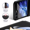 thumbnail image 5 of Allytechgroup Galaxy Z Flip 6 Case, Stylish Plating Slim Fit Cover Hinge Protection Shockproof Anti-Scratch Bumper Rugged Phone Case for Samsung Galaxy Z Flip 6 5G, Black, 5 of 7