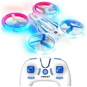 Force1 Drone UFO 4000, Mini Stunt, Glow in the Dark, Rechargeable RC Flying with LED Lights