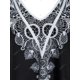 thumbnail image 3 of Además de inmersión Tamaño oscilación camiseta impresa Rosegal Camisetas tallas grandes, 3 of 5