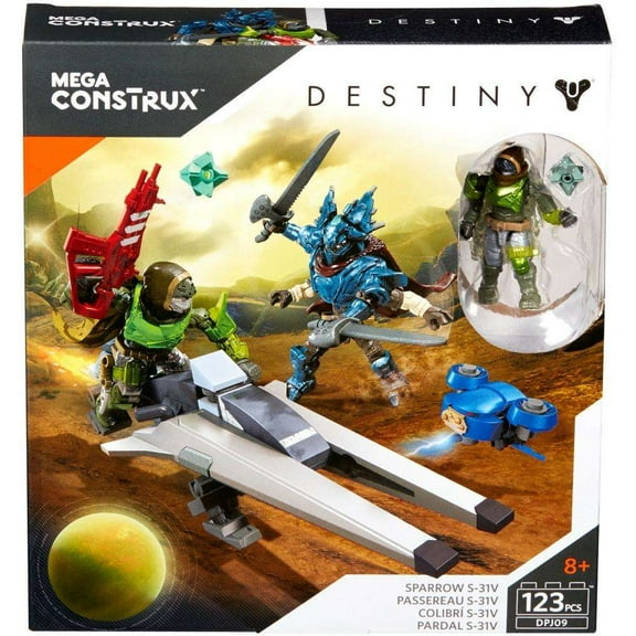 Mega Construx Destiny Sparrow S-31V with 2-Action Figures