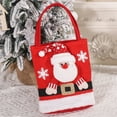 thumbnail image 1 of New Christmas Santa & Snowman Bag Children's Candy Containers for Fridge Glass Food Storage Containers with Lids Three Compartment Food Container Food Storage Shelves 1 Cup Glass Containers with Lids, 1 of 3