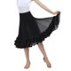 thumbnail image 1 of de Mujer Volante con Flores 3D Cintura Alta para Danza de Vientre Flamenco Elegante Negro Baoblaze Vestido de baile latino, 1 of 8