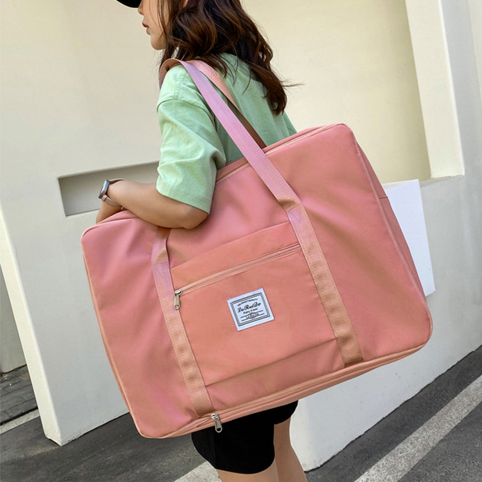 Xzngl Carry On Luggage Travel Bag Large Capacity Fashion Travel Bag For Man Women Bag Travel Carry On Luggage Bag Pink