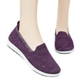 thumbnail image 3 of Sngxgn Women’s Flat Shoes Dress Shoes Slip On Walking Flats Shoes for Woman Casual Comfort Soft(Purple,37), 3 of 8