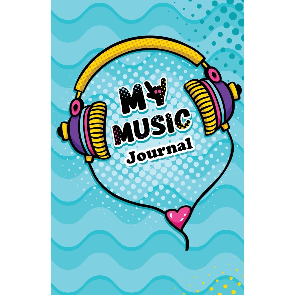 My Music Journal 120page Blank, Lined Writing Journal for Music