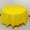 Yellow, variant on Table Cloth,12 Pack Premium Plastic Disposable 84 Inch Round Tablecloth Round Table Covers